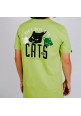 Don't Mess With Cats T Shirt GREEN Original By SNAPBACK