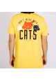Don't Mess With Cats T Shirt YELLOW Original By SNAPBACK