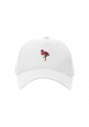 Snapback Adult Baseball Cap Black Embroidery Flamingo