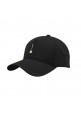 Snapback Adult Baseball Cap Black Embroidery Bottle