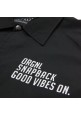 Snapback Coach Jacket Good Vibes Black