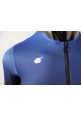 Blue Ombre Short Sleeve Bike Jersey Spandex Full Zipper Snapback