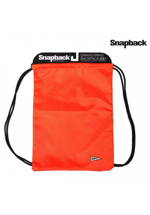 Drawstring Backpack Orange