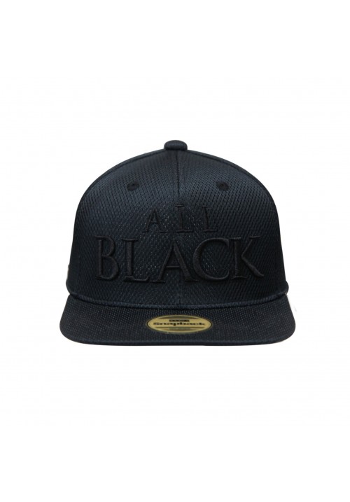 Snapback Adult Hiphop Cap Black Mizuno Embroidery All Black