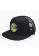 Adult Hiphop Trucker Hat Snapback Black Avengers Gold