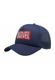 Snapback Trucker Adult Navy Logo Marvel Kawaii