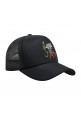Trucker Hat Adult Black Original Snapback Logo Rocket Raccoon Kawaii