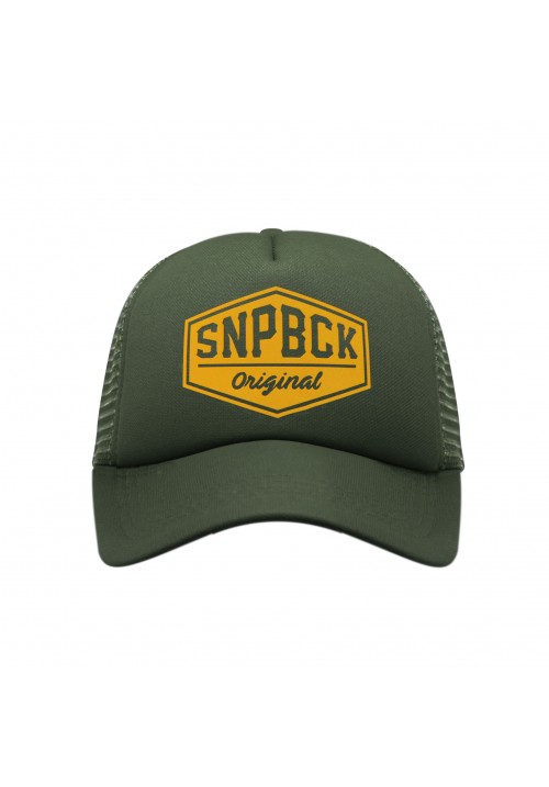 Trucker Hat Adult Green Army Snapback Original