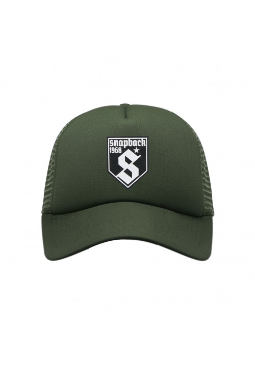 Trucker Hat Adult Army Green Original Snapback 1968