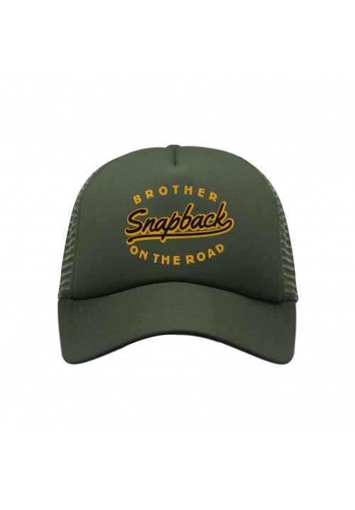 Trucker Hat Adult Green Ori Snapback Brother On The Road
