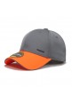 Snapback GOLF Cap Sport Style Grey Orange