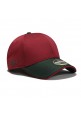 Snapback GOLF Cap Sport Style Maroon Dark Green