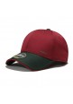 Snapback GOLF Cap Sport Style Maroon Dark Green