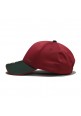 Snapback GOLF Cap Sport Style Maroon Dark Green