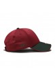 Snapback GOLF Cap Sport Style Maroon Dark Green