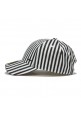 Snapback GOLF Cap Sport Style Striple Black & White