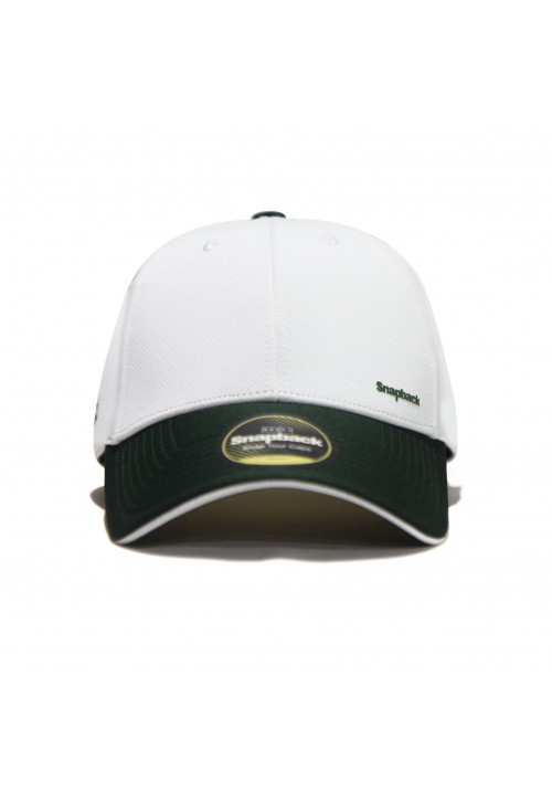Snapback Topi GOLF Sport Style White Dark Green White List