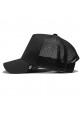 Snapback Trucker Baseball Cap Black Premium