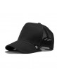 Snapback Trucker Baseball Cap Black Premium