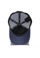 Snapback Trucker Baseball Cap Navy Premium
