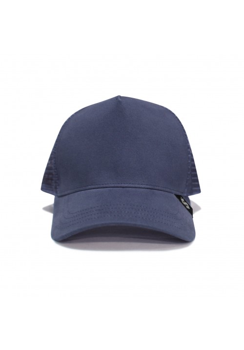 Snapback Trucker Baseball Cap Navy Premium