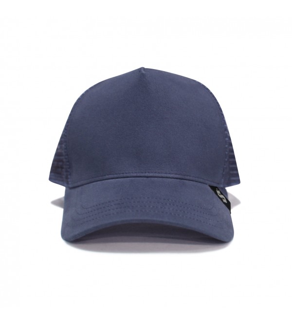 Snapback Topi Trucker Baseball Navy Polos Jaring Premium