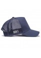 Snapback Trucker Baseball Cap Navy Premium