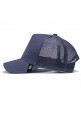 Snapback Trucker Baseball Cap Navy Premium