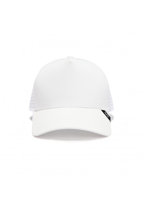 Snapback Trucker Baseball Cap White Premium 