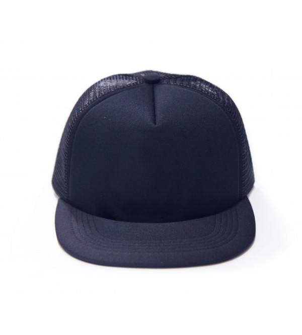 Hiphop Trucker Hat Adult Ori Snapback Plain Navy