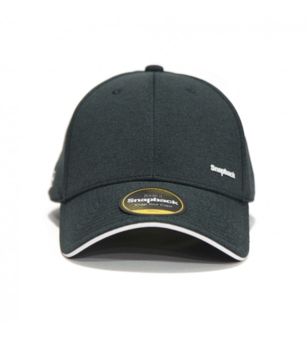 Snapback GOLF Cap Sport Style Dark Green Misty White List