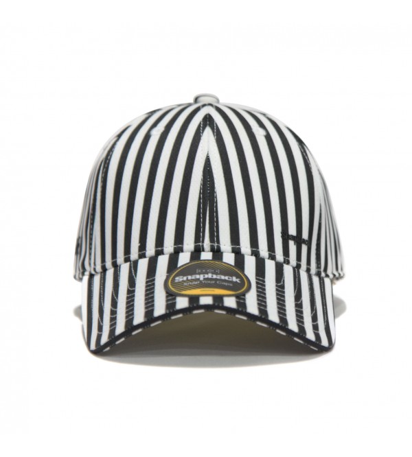 Snapback GOLF Cap Sport Style Striple Black & White