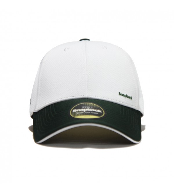Snapback Topi GOLF Sport Style White Dark Green White List
