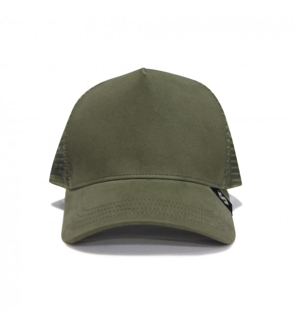 Snapback Trucker Baseball Cap Army Premium