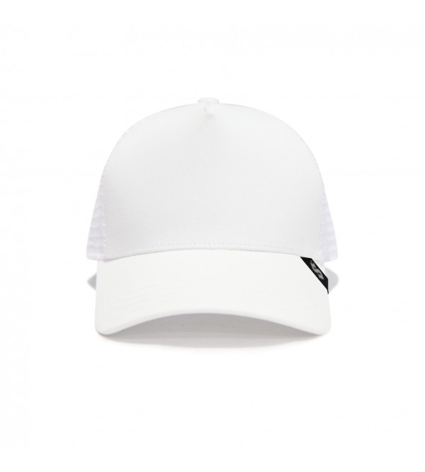 Snapback Trucker Baseball Cap White Premium 